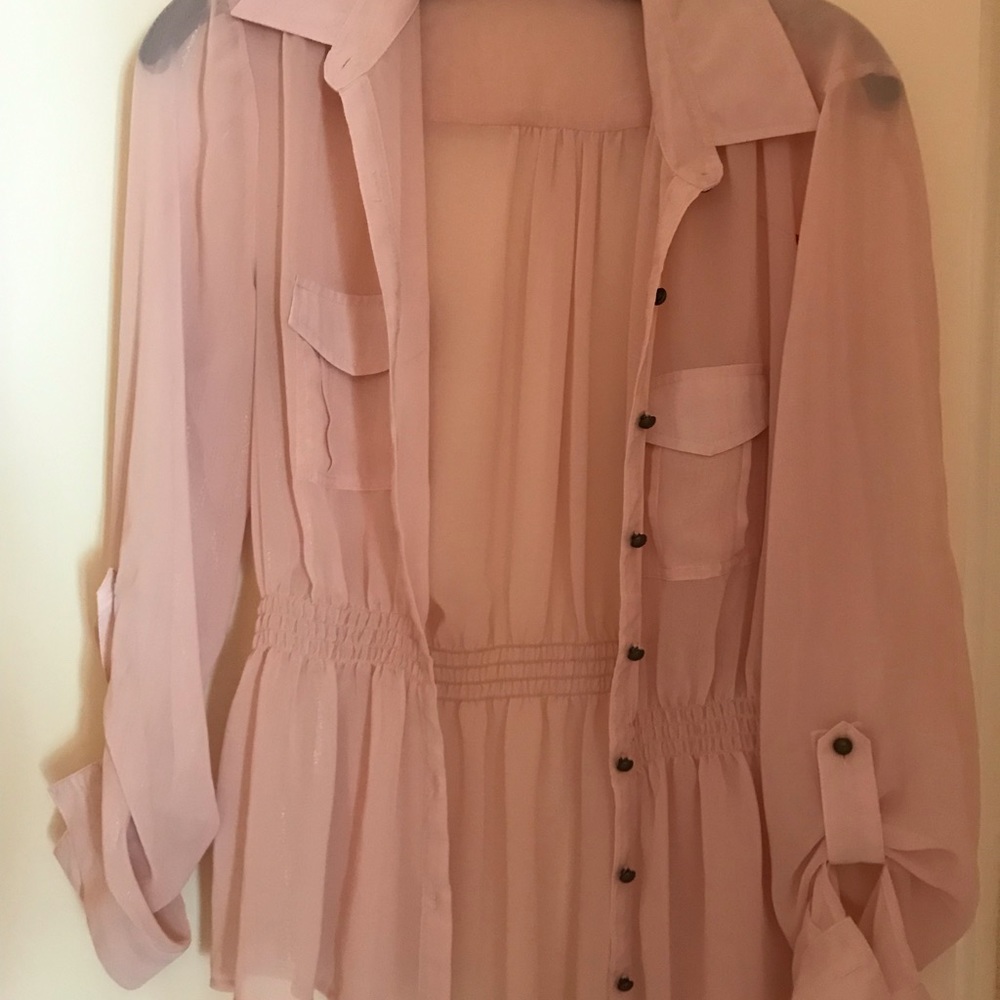 Blush color blouse